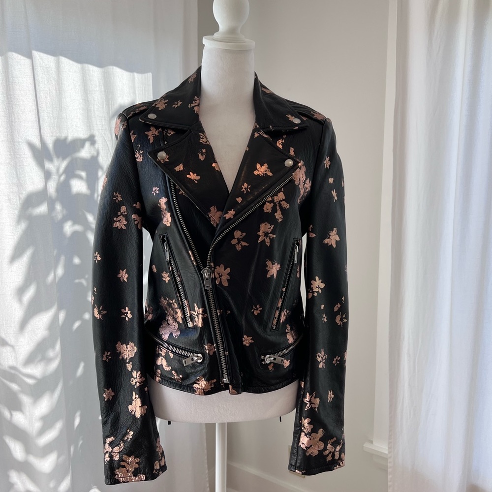 IRO Leather Jacket Sz 38
